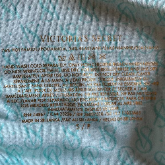 Victoria's Secret Pastel Pattern Bikini Bottoms S - Picture 4 of 5